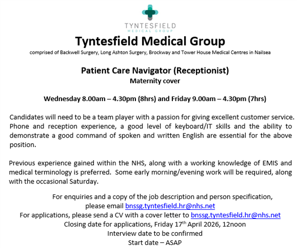 Job advert
